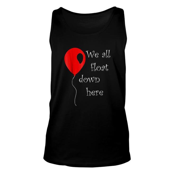 We All Float Down Here Red Balloon Unisex Tank Top