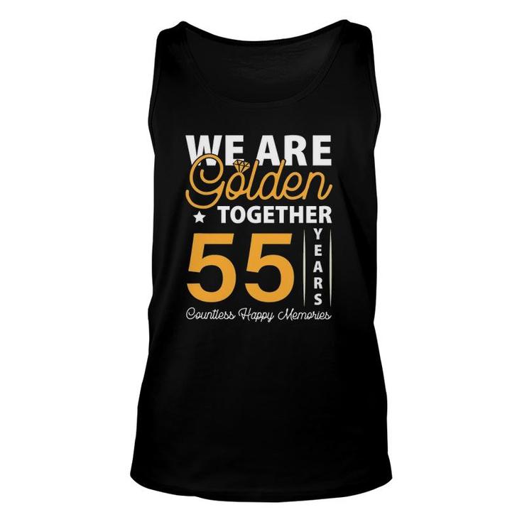 We Are Golden Together 55Th Wedding Anniversary Unisex Tank Top
