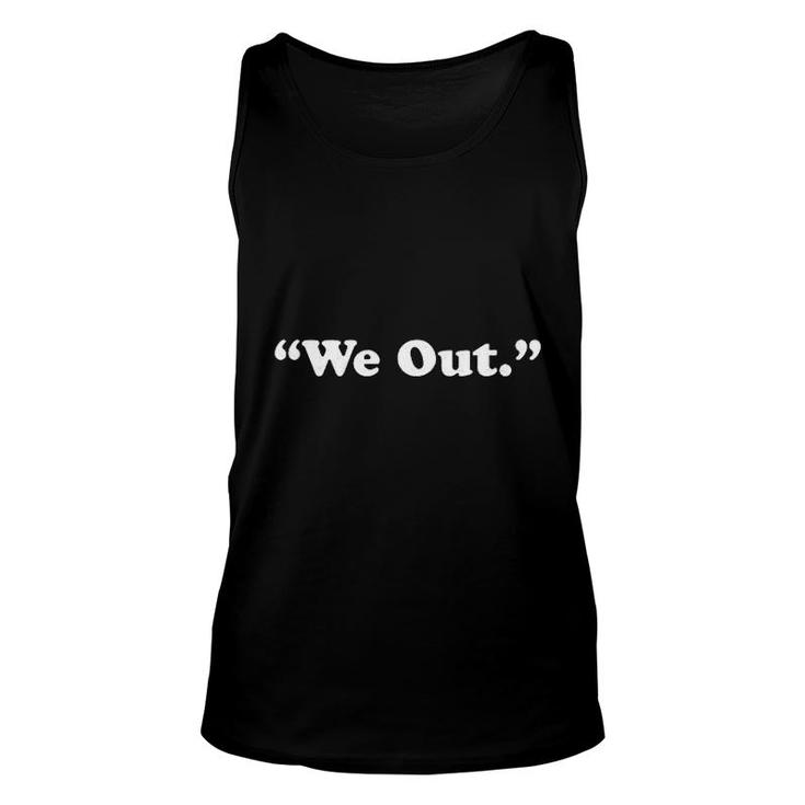 We Out Black History Unisex Tank Top