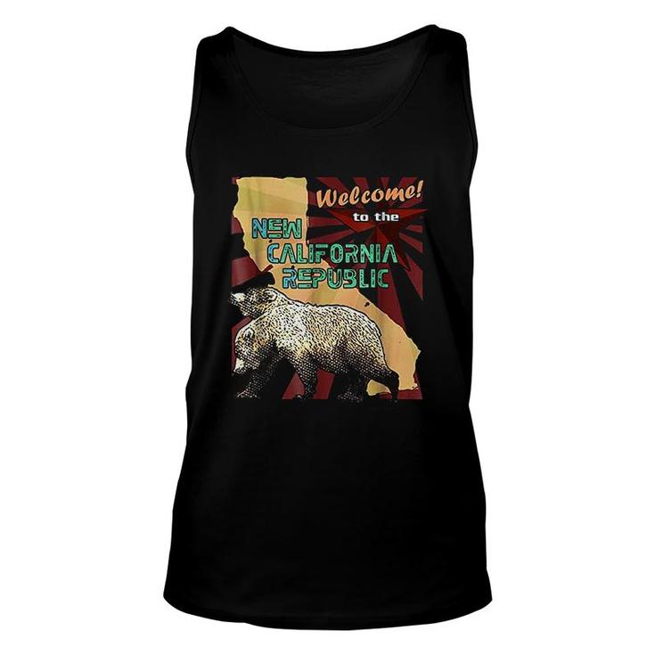 Welcome To The New California Republic Unisex Tank Top