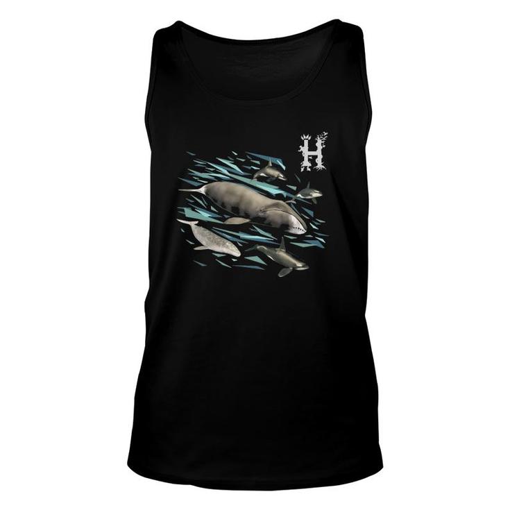 Whales - Holocene Mobile Whale Lover Gift Unisex Tank Top