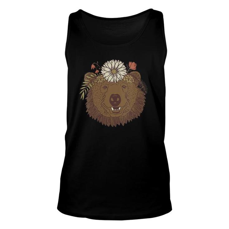 Wildflower Bear Bear Lover Unisex Tank Top