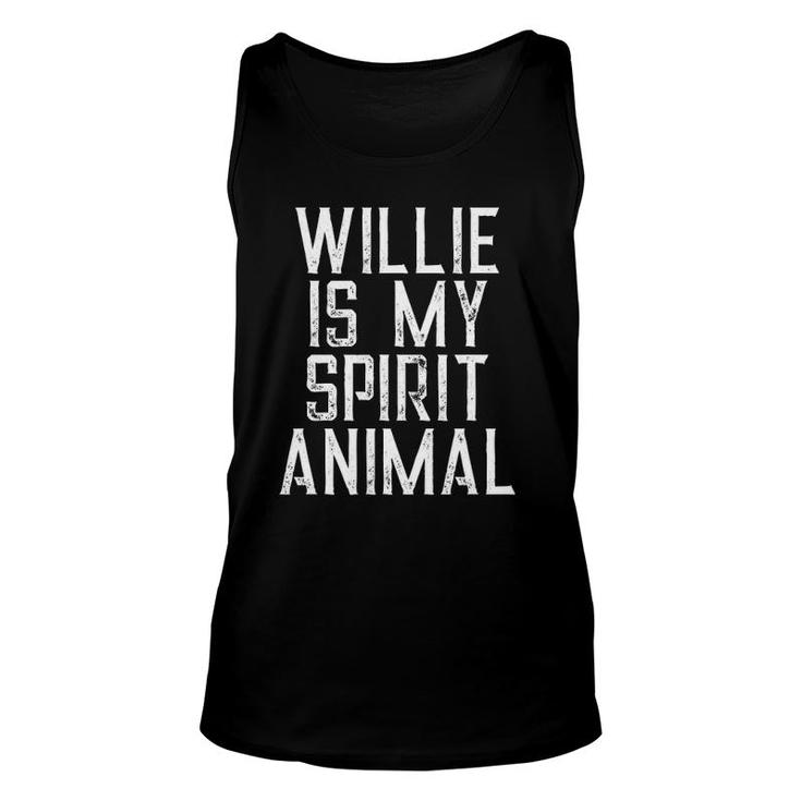 Willie Is My Spirit Animal Unisex Tank Top