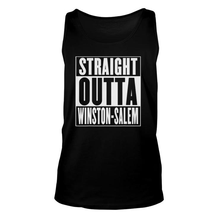 Winston-Salem Straight Outta Winston-Salem Unisex Tank Top