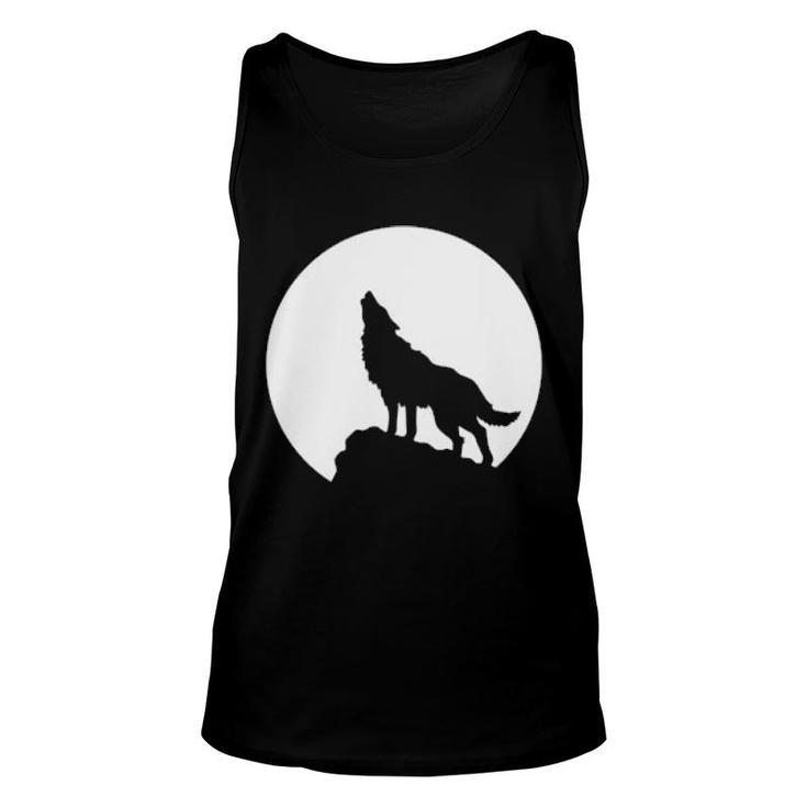 Wolf And The Moon Unisex Tank Top