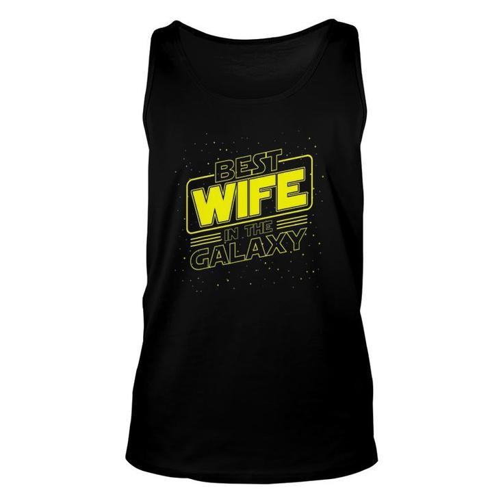 Womens Best Wife In The Galaxy Funny Unisex Tank Top