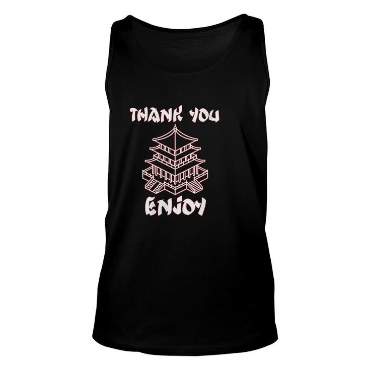 Womens Chinese Food Take Out Thank You Enjoy House Chinese Take Out Unisex Tank Top