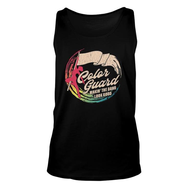 Womens Funny Color Guard S For Women Teens Colorguard Gift Unisex Tank Top