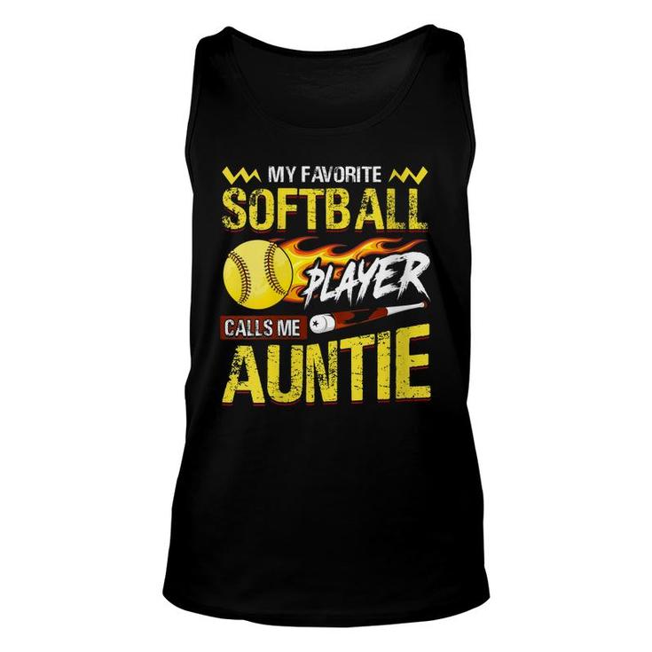 My Favorite Softball Player Calls Me Auntie Funny Aunt T-Shirt My Favorite Softball Player Calls Me Auntie Funny Aunt T-Shirt
