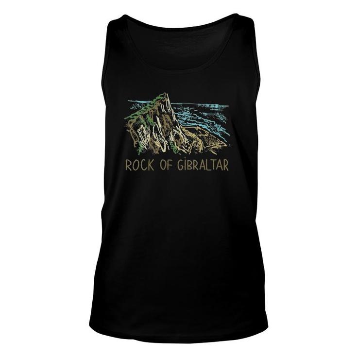 Womens Rock Of Gibraltar Unisex Tank Top
