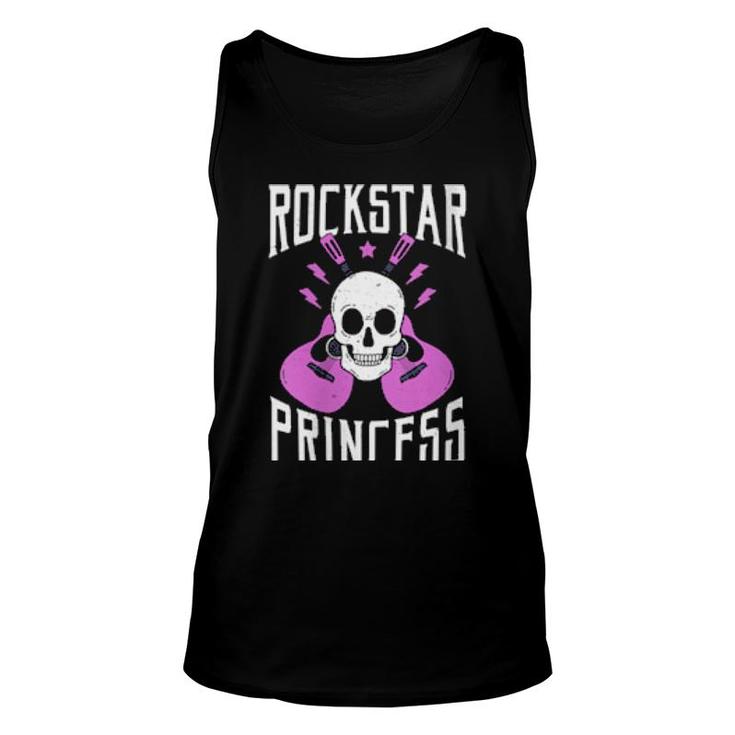 Womens Rockstar Princess Rock And Roll Music Rockers  Unisex Tank Top
