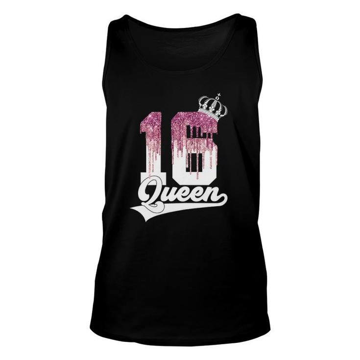 Womens Sweet 16 Queen 16Th Birthday Unisex Tank Top