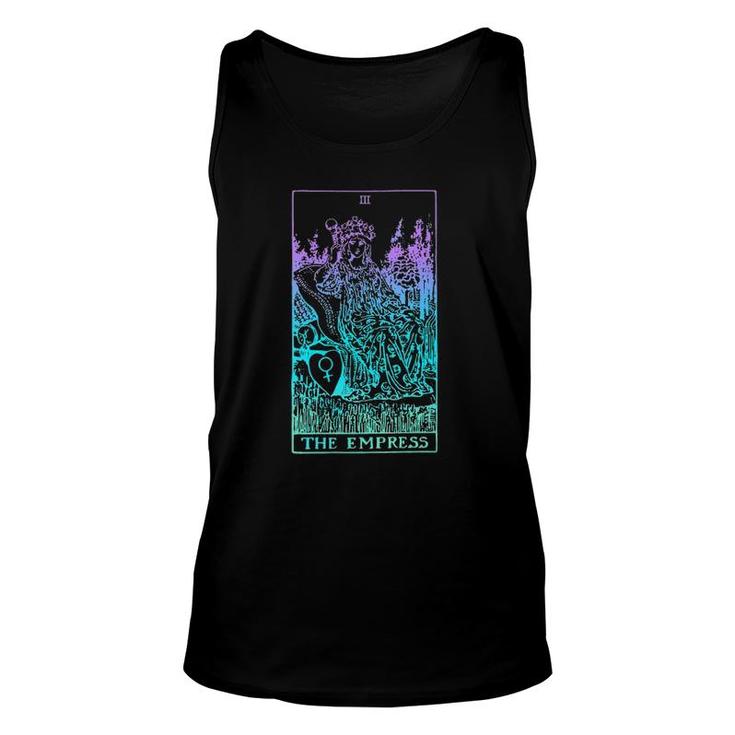 Womens The Empress Tarot Card Rider Waite Witchy  Unisex Tank Top