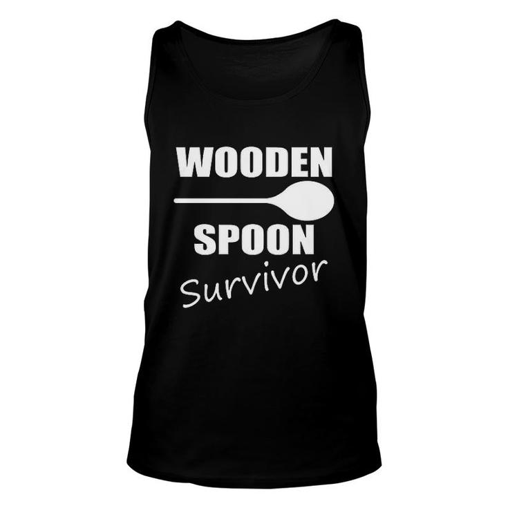 Wooden Spoon Survivor Unisex Tank Top