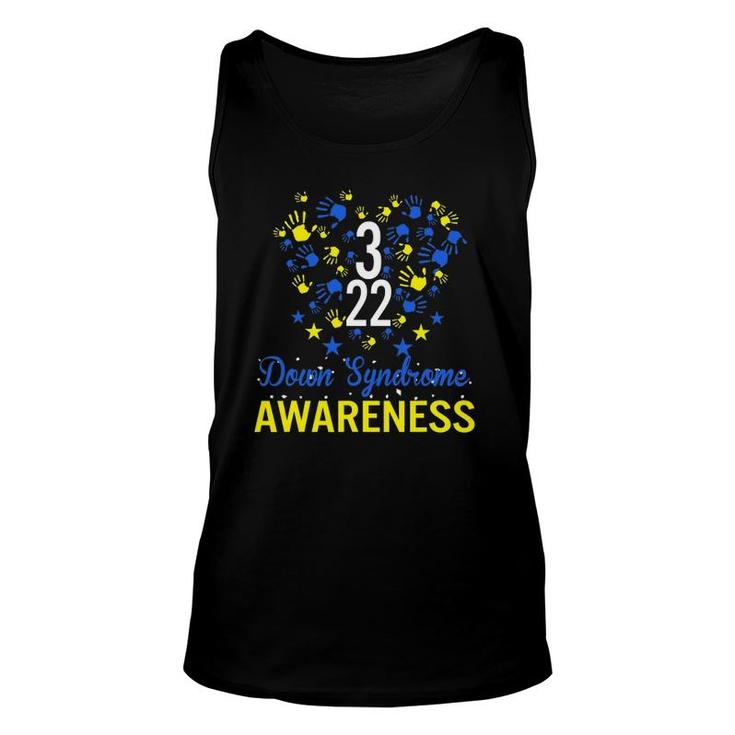 World Down Syndrome Awareness Costume March 22 Gift Teacher Unisex Tank Top