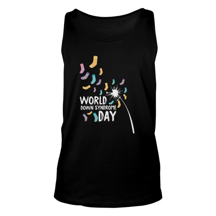 World Down Syndrome Day Awareness Mom Dad Toddler Kids Gift Unisex Tank Top