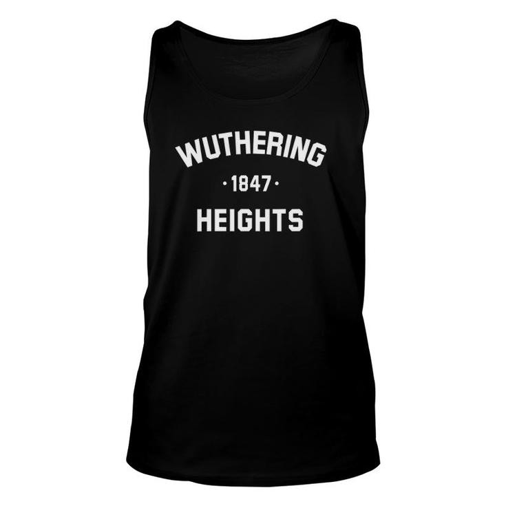 Womens Wuthering Heights By Emily Bronte Book Lover V-Neck Tank Top