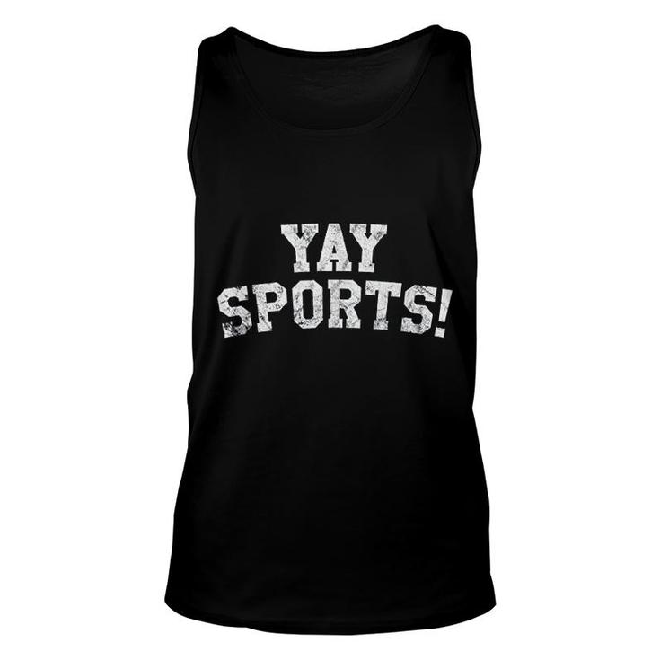 Yay Sports Funny Sports Unisex Tank Top