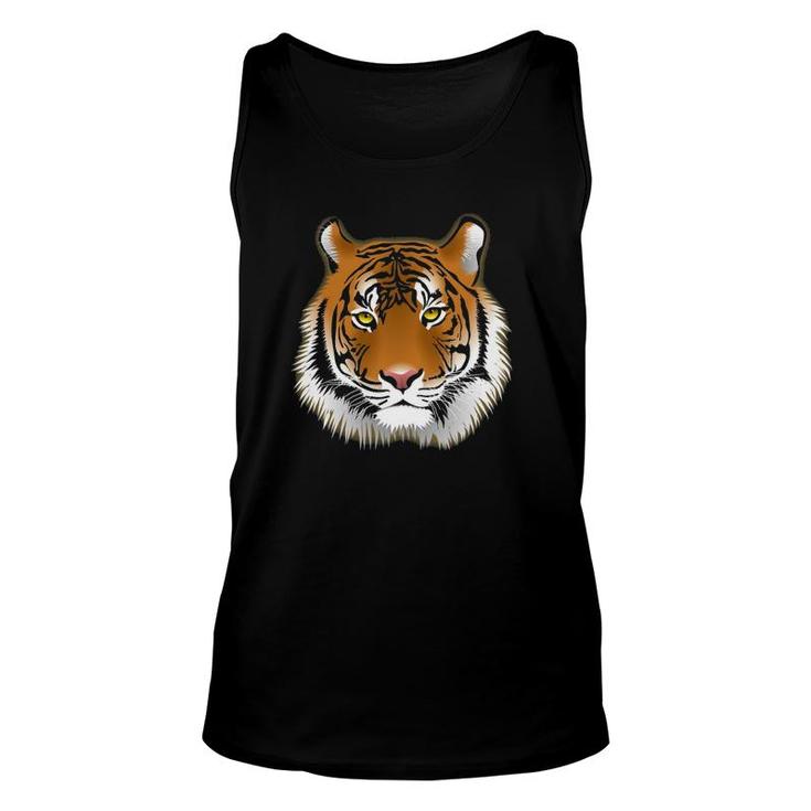Year Of The Tiger 2022 Tiger Growling Mouth Open Bengal Men Unisex Tank Top