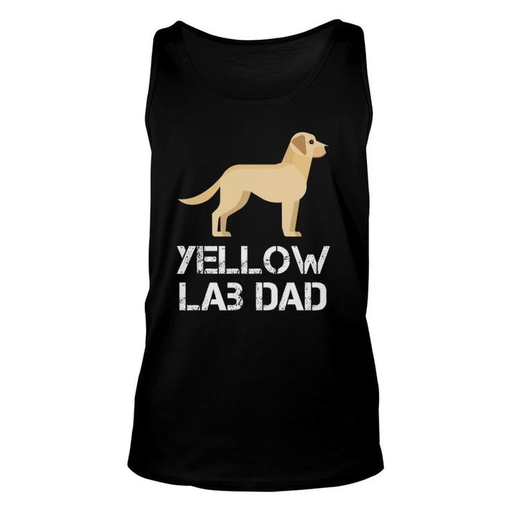 Yellow Lab Dad Dog Owner Hooded Unisex Tank Top