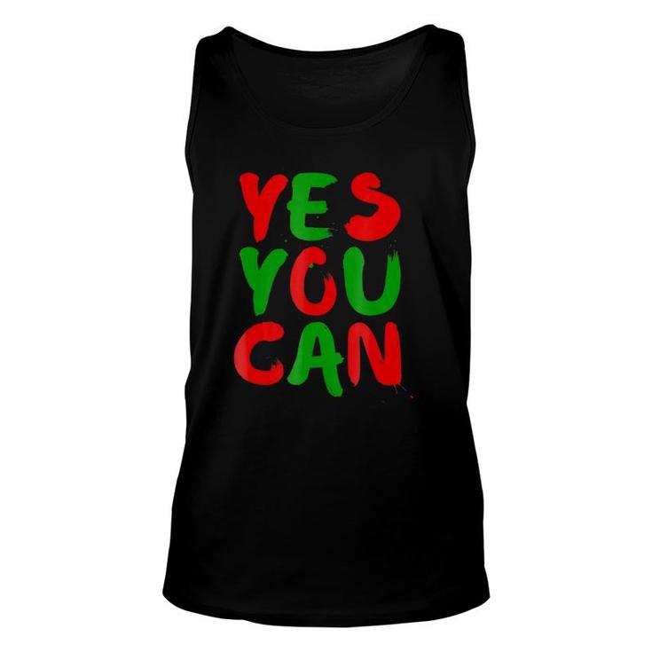 Yes You Can Unisex Tank Top