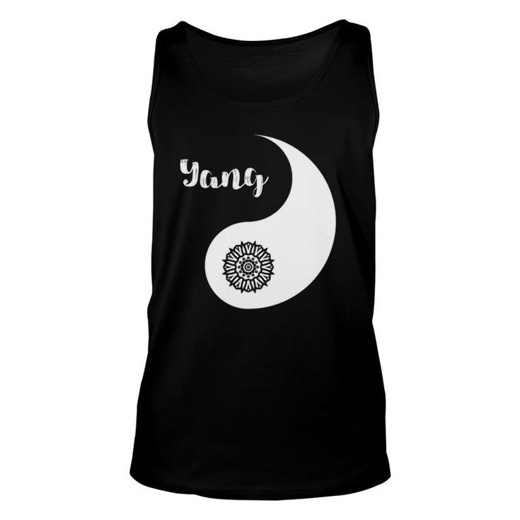 Yin & Yang  For Valentine Cute Matching Couple Unisex Tank Top