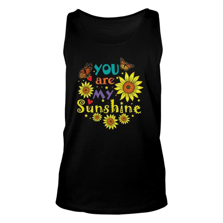 You Are My Sunshine Cute Sunflower Hot Summer Graphic Unisex Tank Top