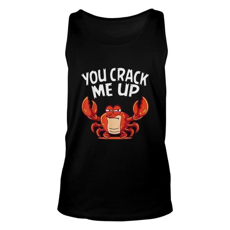 You Crack Me Up Crab Lover Unisex Tank Top