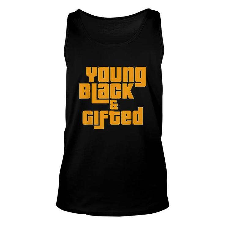 Young Black Gifted African Pride Black History Unisex Tank Top