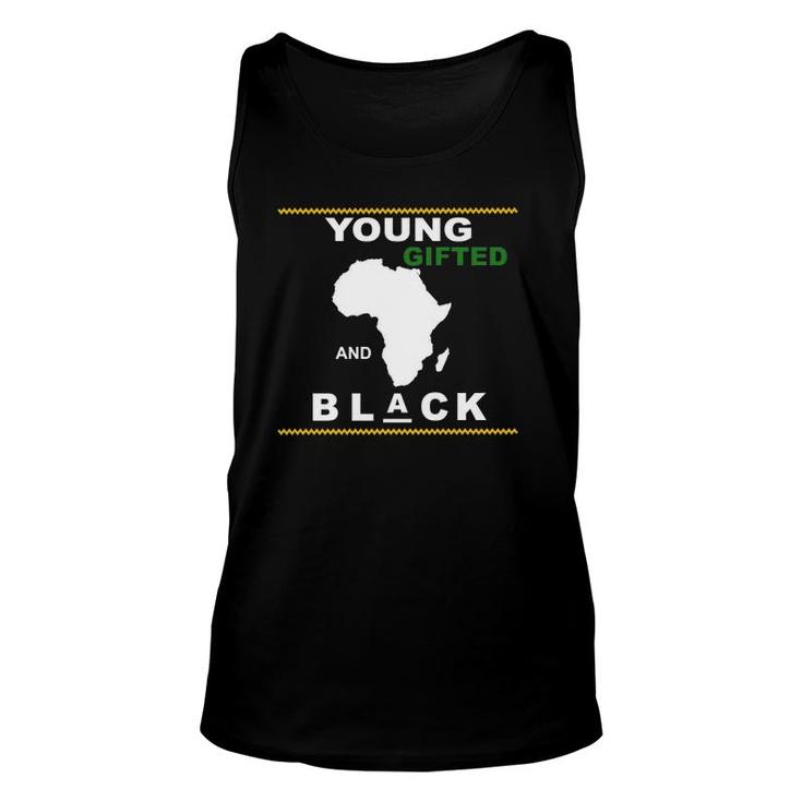Young Gifted And Black African American  Unisex Tank Top