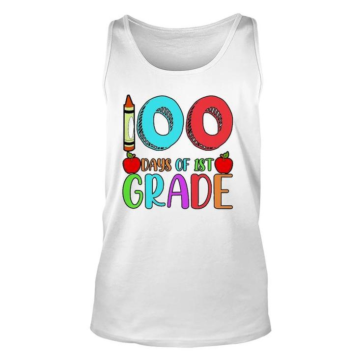 100 Days Of 1St Grade Happy 100Th Day Of School Unisex Tank Top