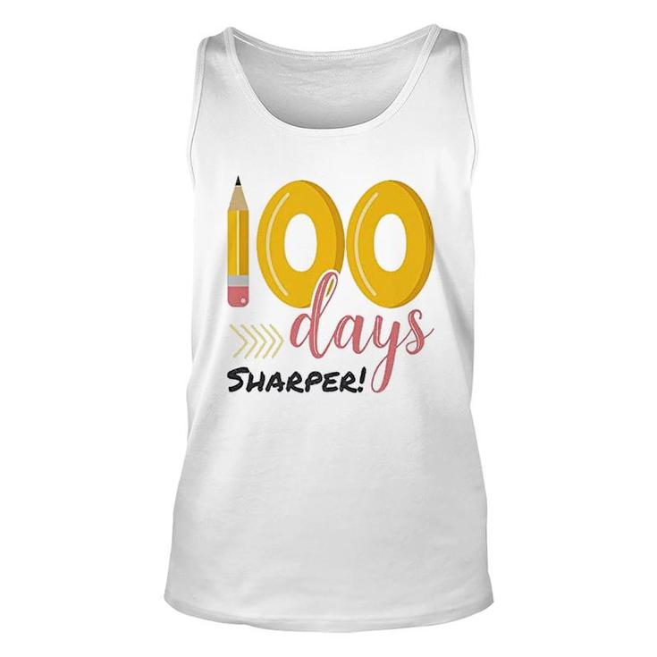 100 Days Sharper 100th Day Of School Unisex Tank Top