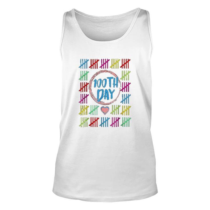 100 Days Smarter Counting Unisex Tank Top