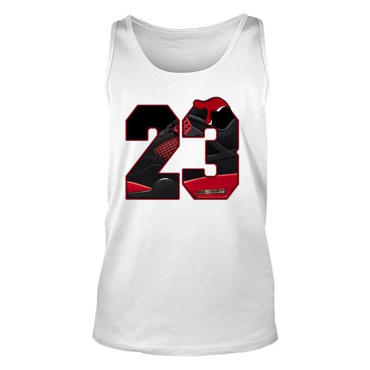 4 Red Thunder To Matching Number 23 Retro Red Thunder 4S Tee Tank Top