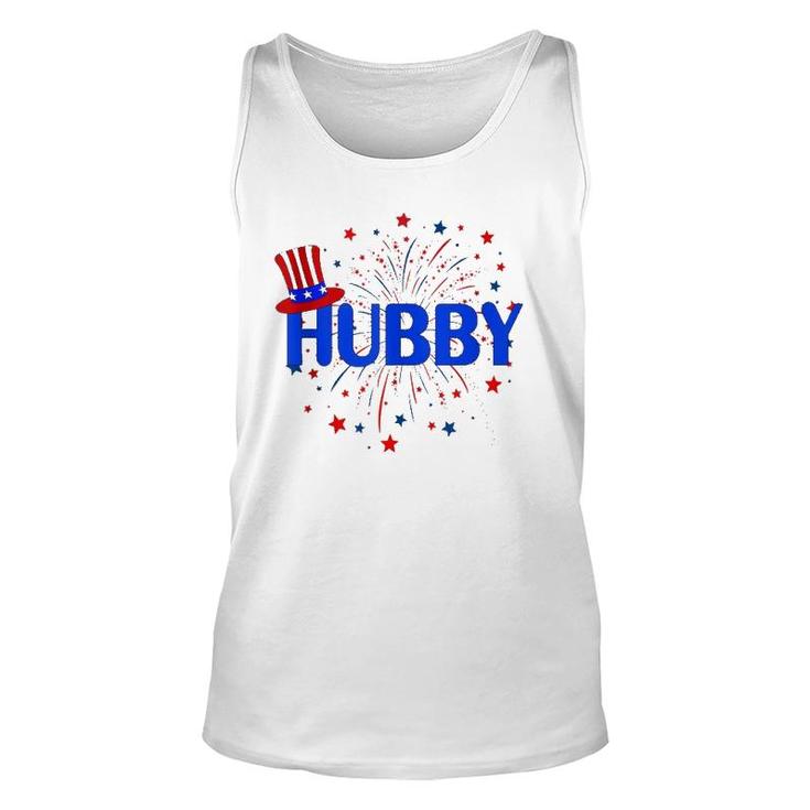 4Th July Hubby Patriotic Couple Matching Tank Top Unisex Tank Top