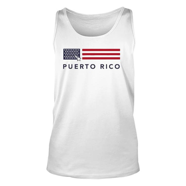 51St Star American Flag Puerto Rico Statehood Unisex Tank Top