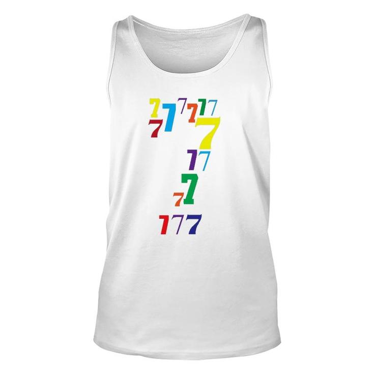 7 Years Old Birthday - 7Th B-Day Number 7 Ver2 Unisex Tank Top