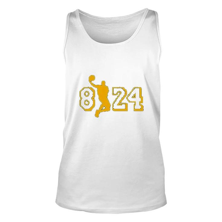 8 And 24 Legend Support Basketball Unisex Tank Top