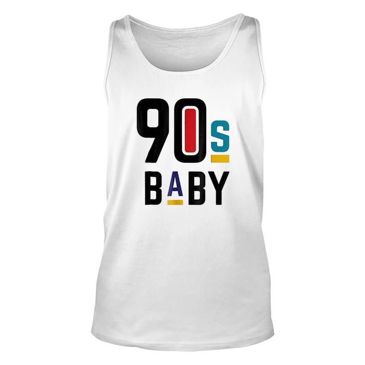 90s Baby Born In The 90s Unisex Tank Top