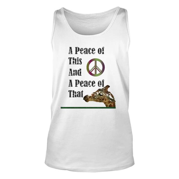 A Peace Of This And A Peace Of That Unisex Tank Top