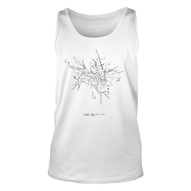 Abstract Line Drawing Art Lover Unisex Tank Top