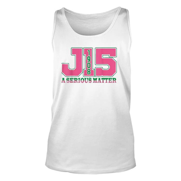 Aka Women J15 Founders' Day 1908 A Serious Matter Pink Green Tank Top