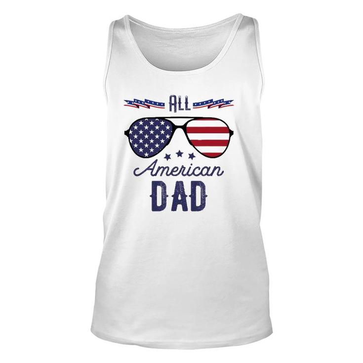 All American Dad 4Th Of July Sunglasses Unisex Tank Top