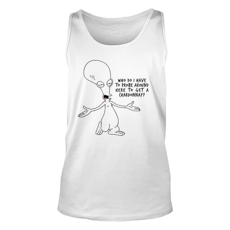 American Dad Who Do I Have To Probe Unisex Tank Top