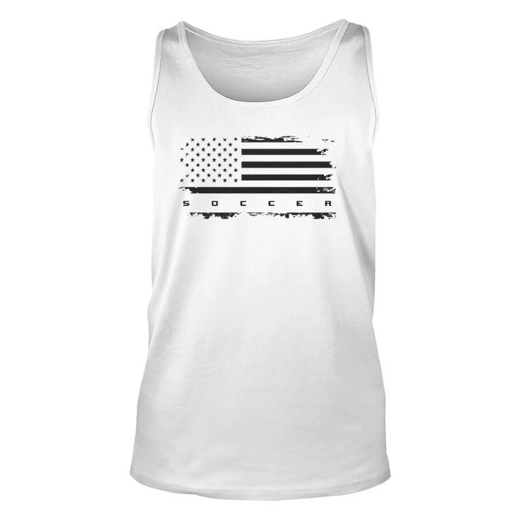 American Flag Soccer Apparel - Soccer Unisex Tank Top