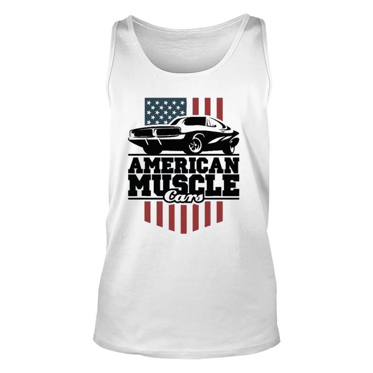 American Muscle Cars For High-Performance Car Lovers Unisex Tank Top