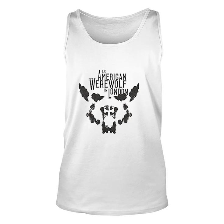 An American Wolf In London Graphic Unisex Tank Top