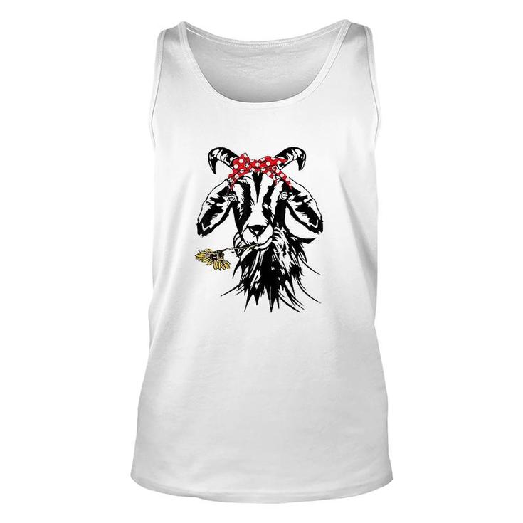 Animal Lover Funny Goat Graphics Unisex Tank Top