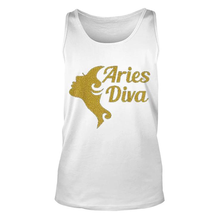 Aries Diva Unisex Tank Top