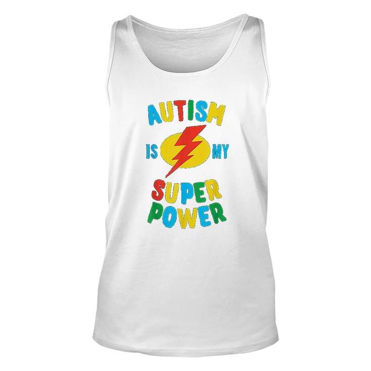 Autism Is My Superpower Unisex Tank Top